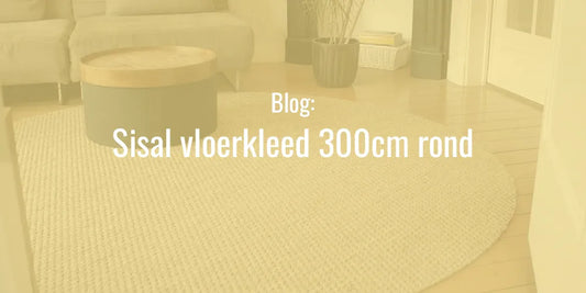 sisal vloerkleed 300 rond