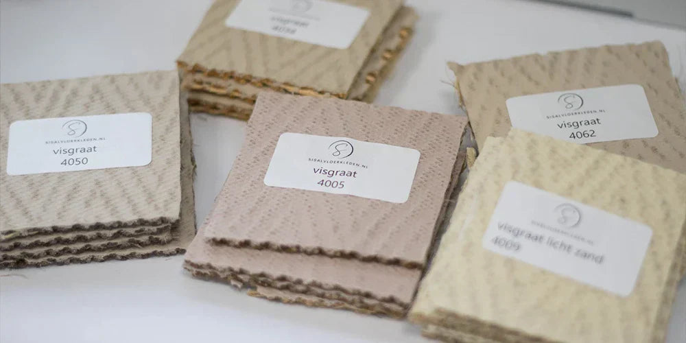 gratis sisal staaltjes van sisalvloerkleden.nl