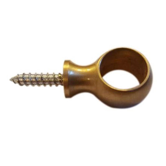 Knoloog - 8½ mm - Messing mat