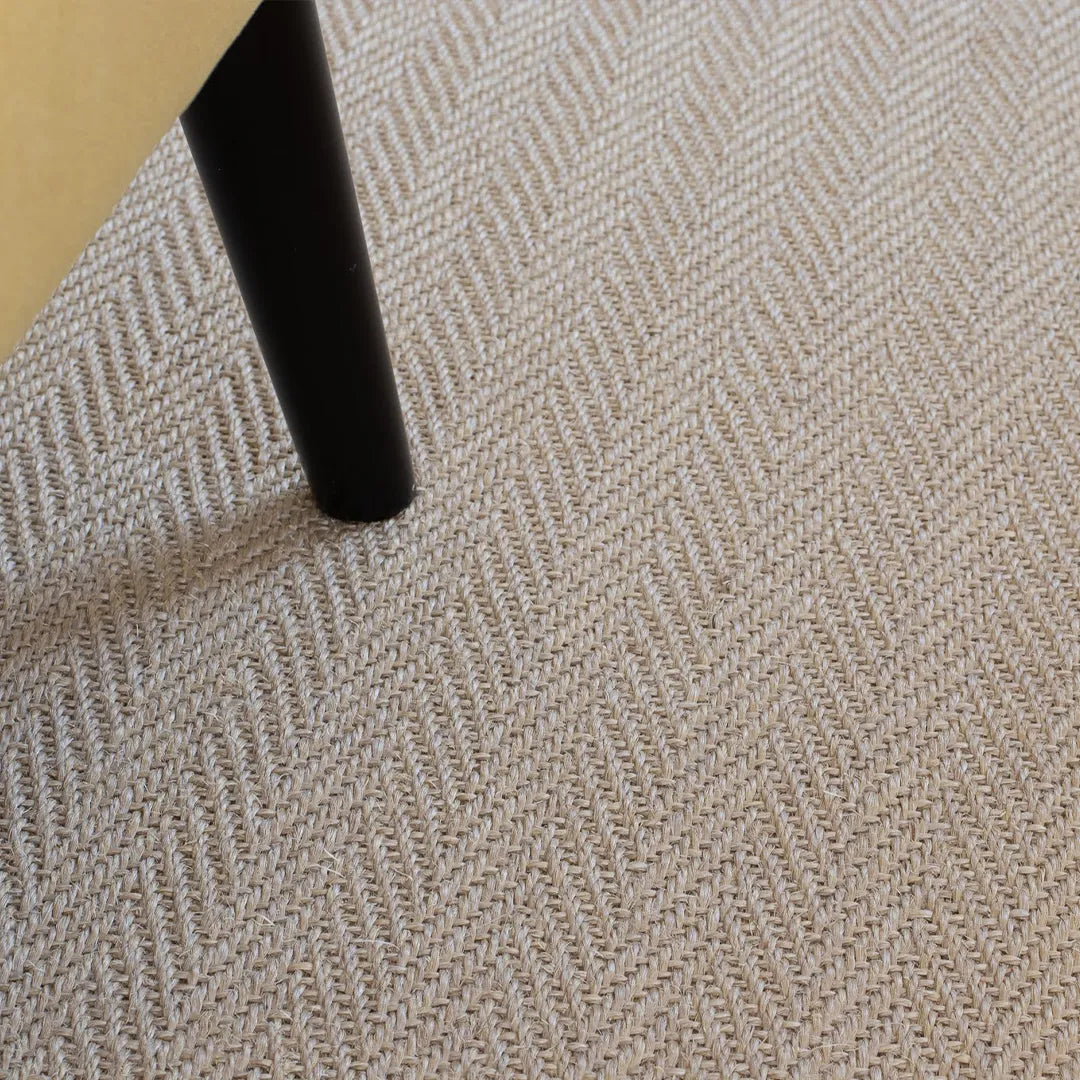 sisal vloerkleed visgraat